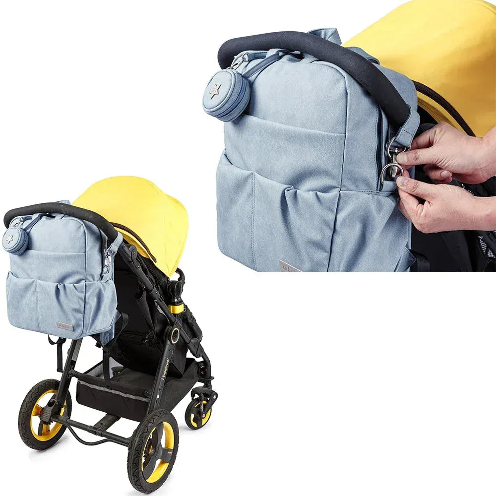 Sac à Dos à Langer Sac à Langer Cuir PU – Élégant, Imperméable et Ultra-Organisé