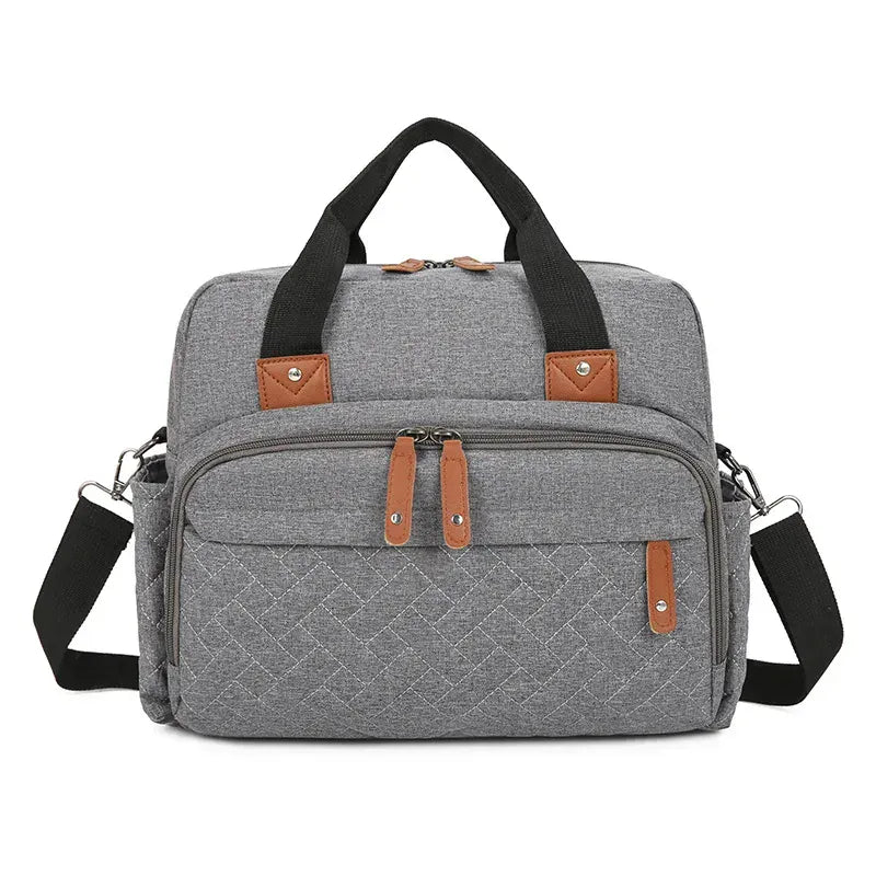 Sac à Lange à Bandoulière Sac à Langer Pratique – Compact, Léger et Organisé pour Sorties Bébé