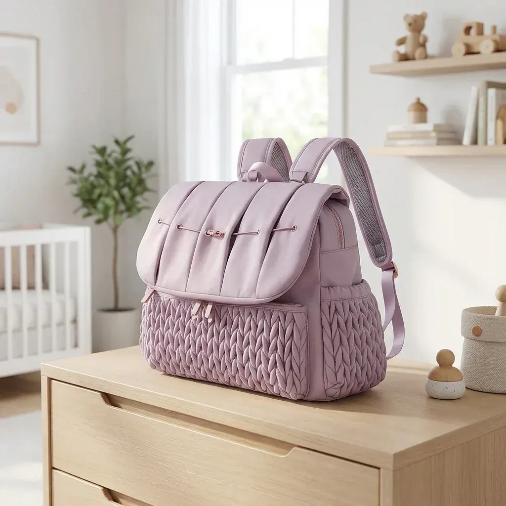 Sac à Dos à Langer Beau Sac à Langer Design Grande Capacité avec Tapis de Change