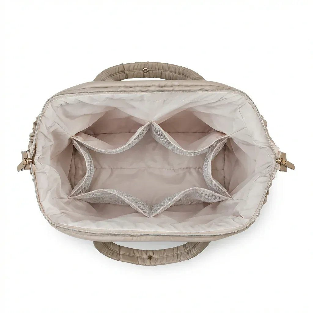 Sac à Lange à Bandoulière Grand Sac à Langer Grande Capacité avec Organisation Intelligente