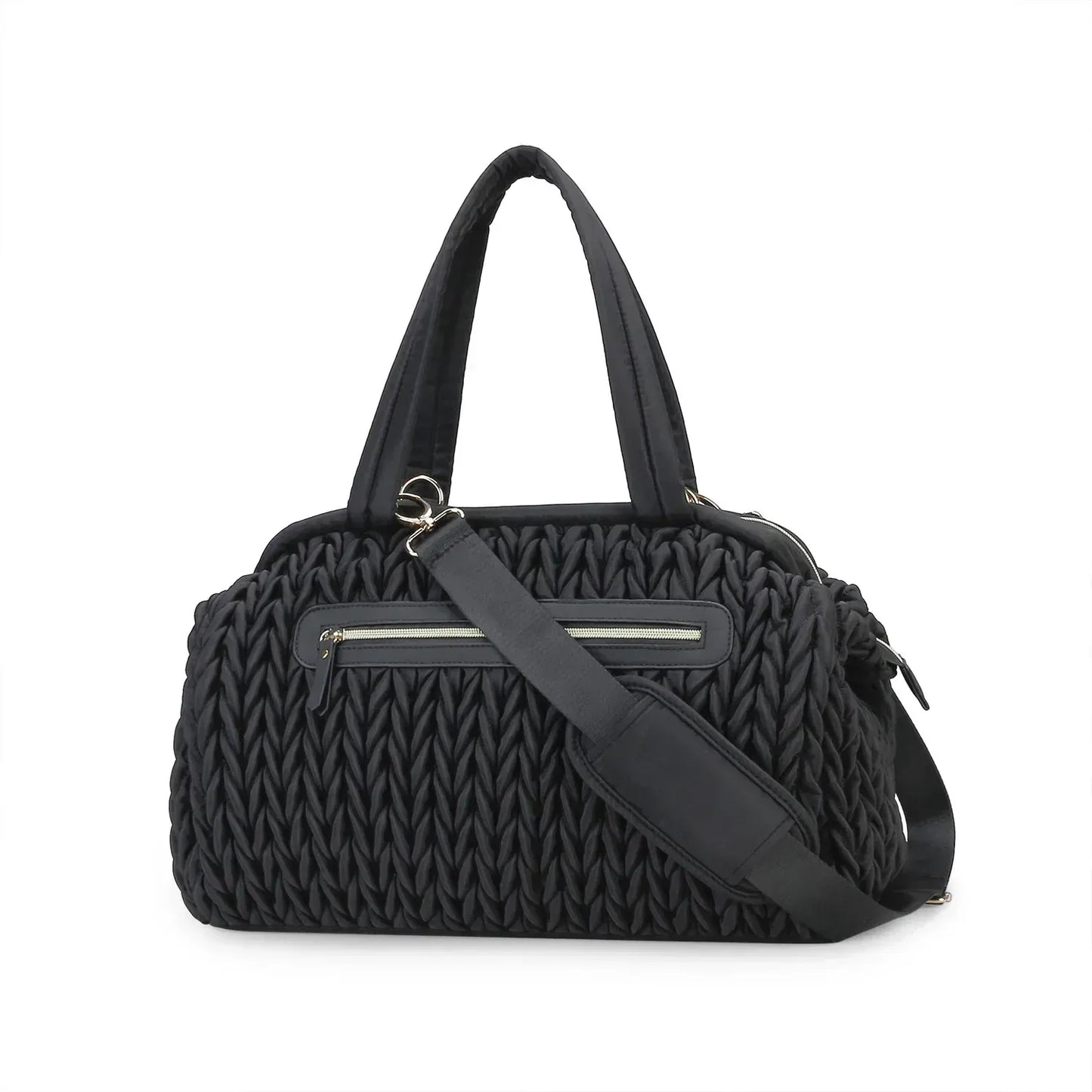 Sac à Lange à Bandoulière Grand Sac à Langer Grande Capacité avec Organisation Intelligente