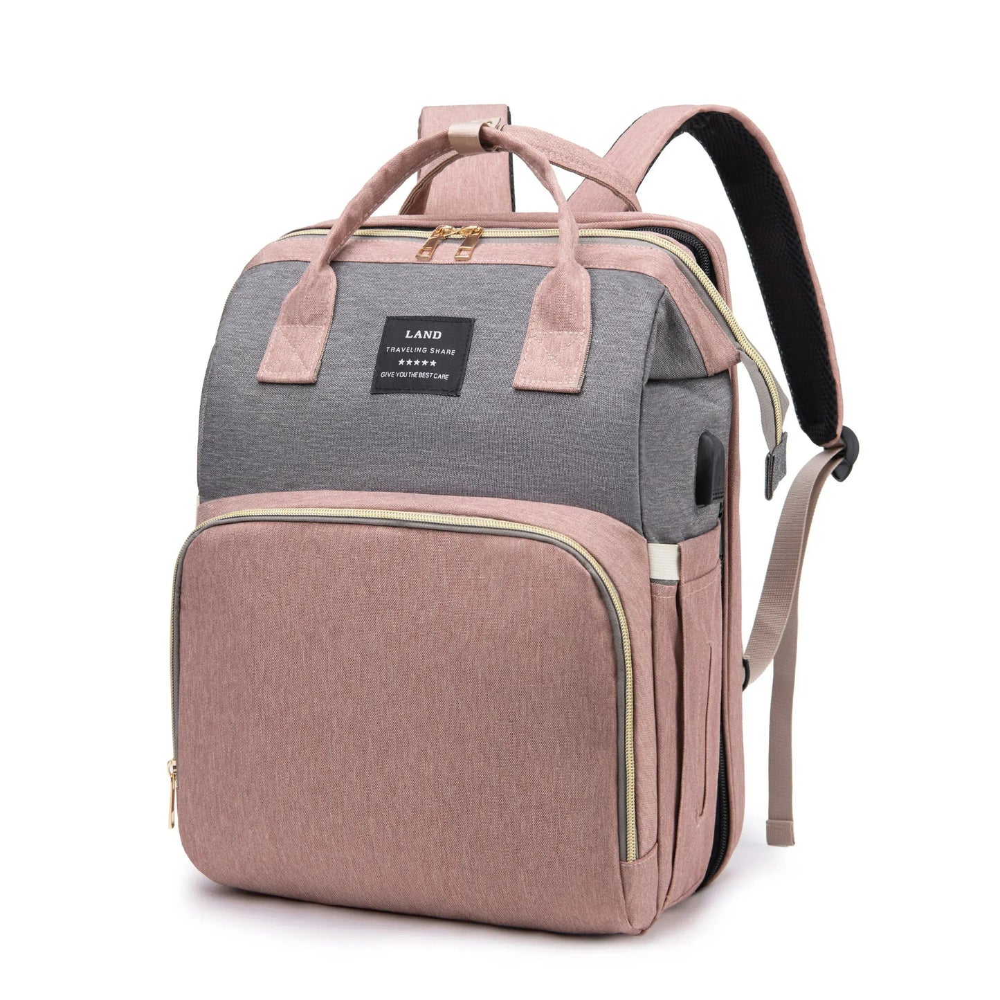 Sac à Dos à Langer Sac à Langer avec Lit – Sac Multifonction Bébé avec Lit d’Appoint