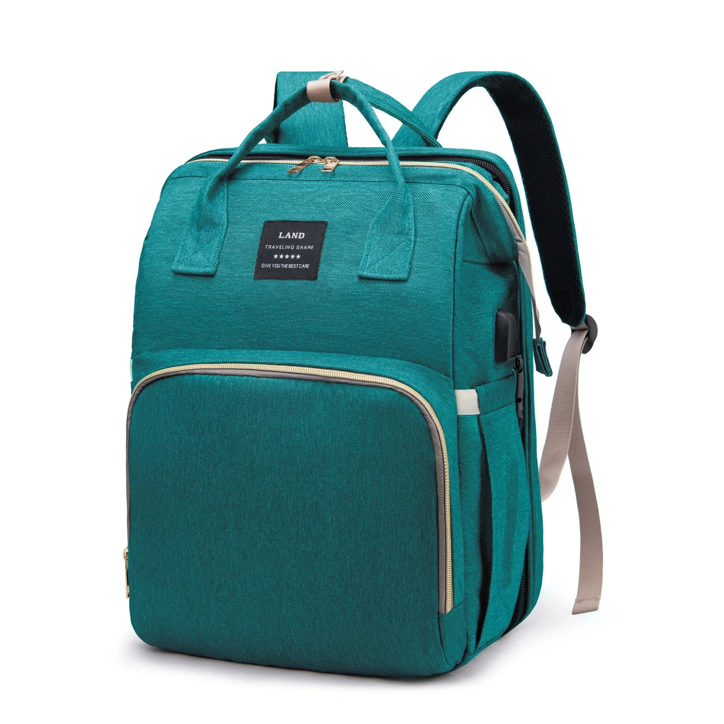 Sac à Dos à Langer Sac à Langer avec Lit – Sac Multifonction Bébé avec Lit d’Appoint