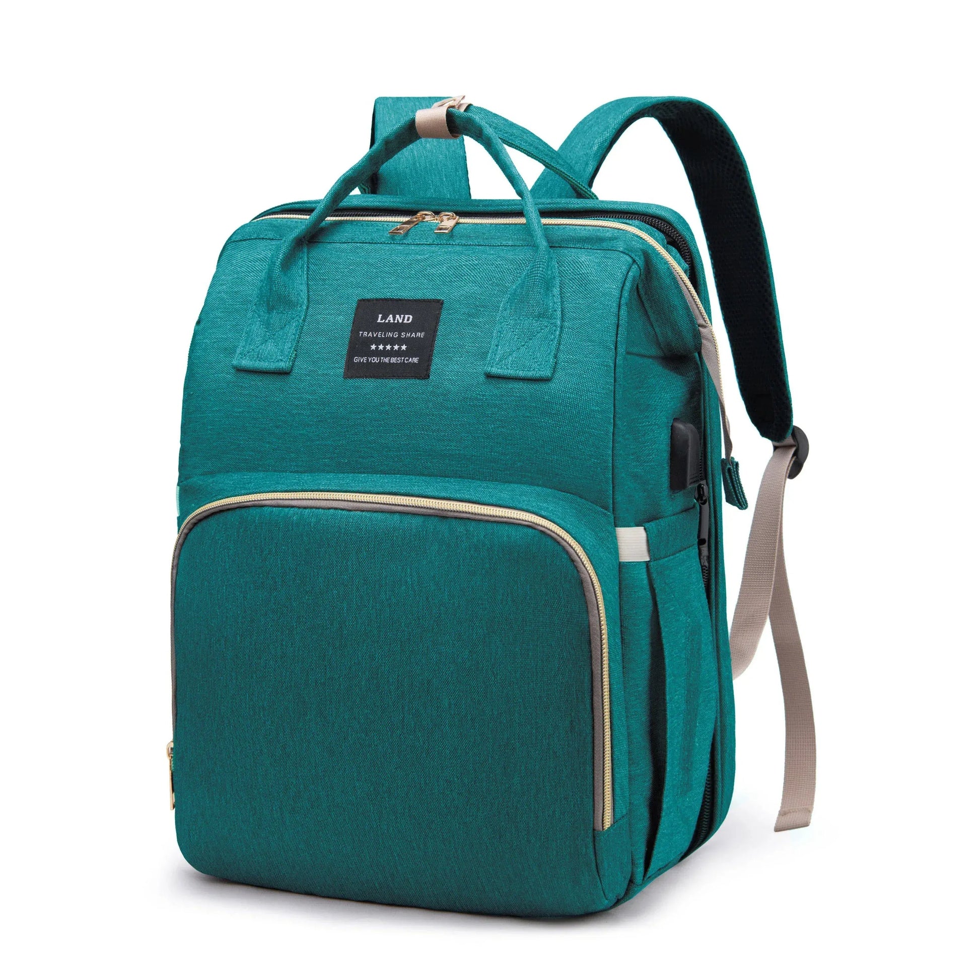 Sac à Dos à Langer Sac à Langer avec Lit – Sac Multifonction Bébé avec Lit d’Appoint