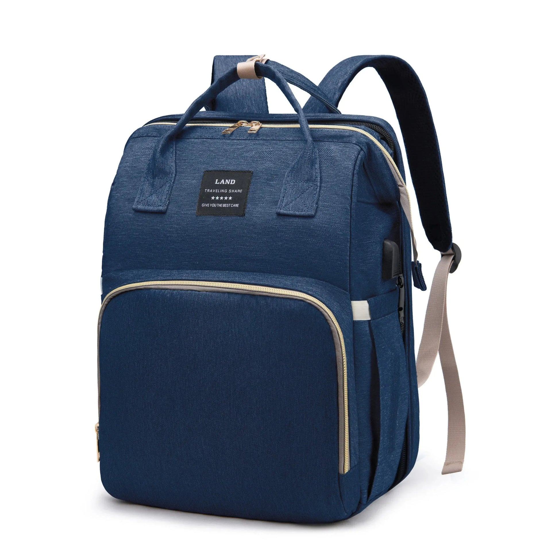 Sac à Dos à Langer Sac à Langer avec Lit – Sac Multifonction Bébé avec Lit d’Appoint