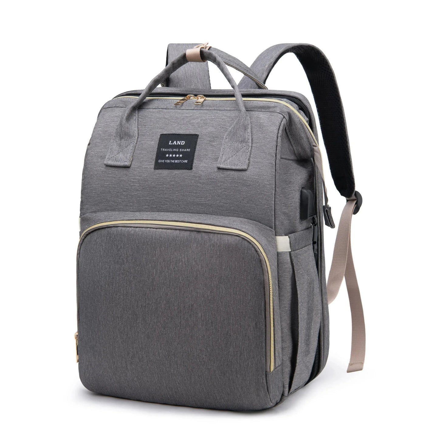 Sac à Dos à Langer Sac à Langer avec Lit – Sac Multifonction Bébé avec Lit d’Appoint