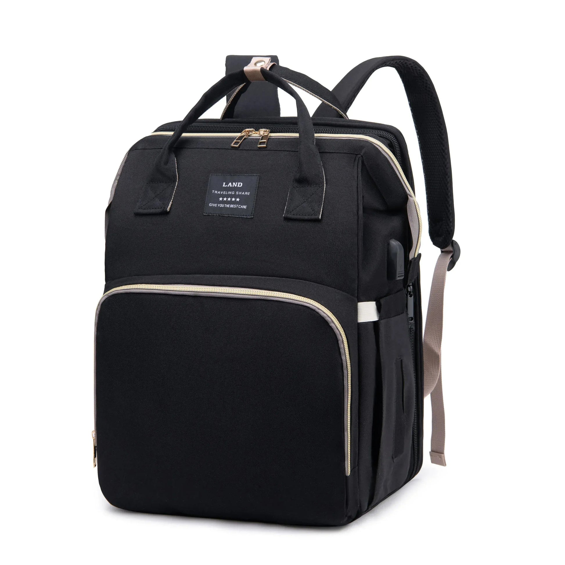 Sac à Dos à Langer Sac à Langer avec Lit – Sac Multifonction Bébé avec Lit d’Appoint