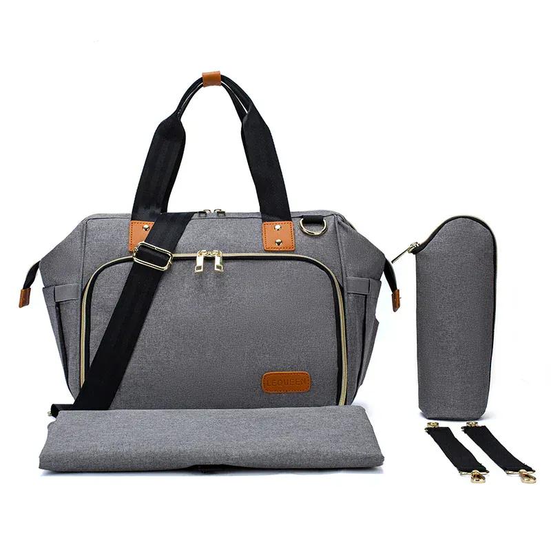 Sac à Lange à Bandoulière Sac à Langer avec Tapis de Change – Sac à Langer Bébé Pratique et Waterproof