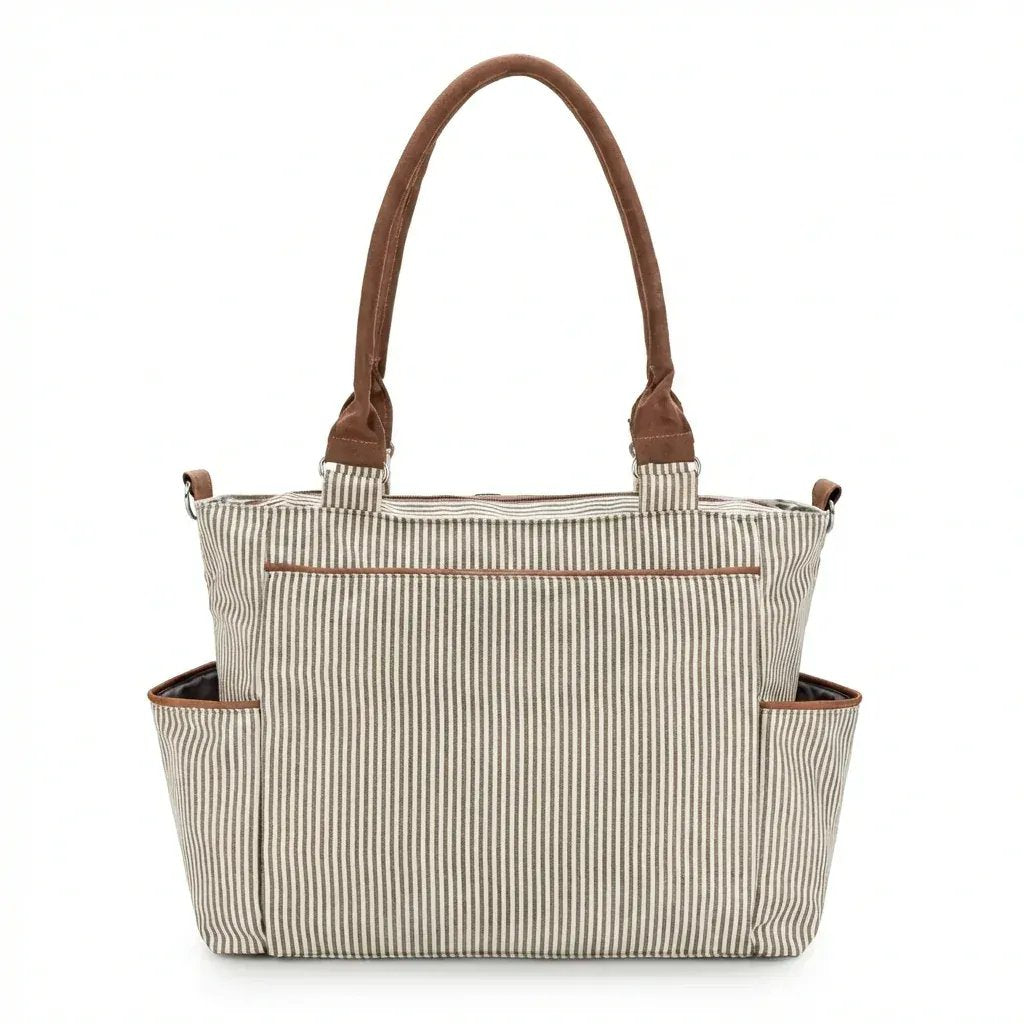 Sac à Lange à Bandoulière Sac à Langer Bébé Organisation Optimale avec Ensemble Complet 7 Pièces