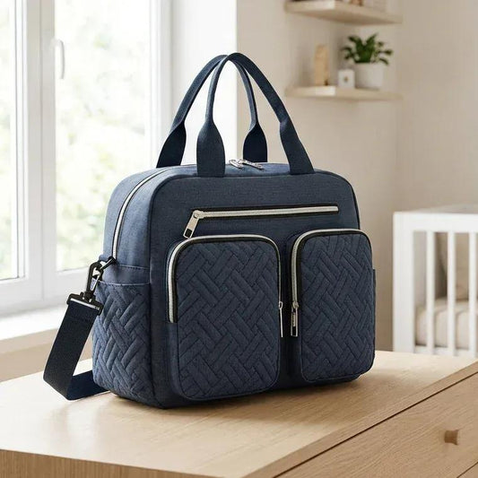 Sac à Lange à Bandoulière Sac à Langer Compact – Signature Care™ - Léger, Déperlant & Ultra Organisé