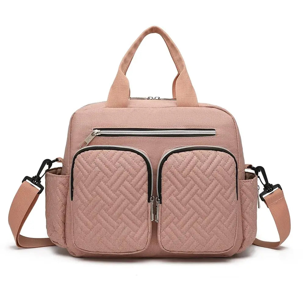 Sac à Lange à Bandoulière Sac à Langer Compact – Signature Care™ - Léger, Déperlant & Ultra Organisé