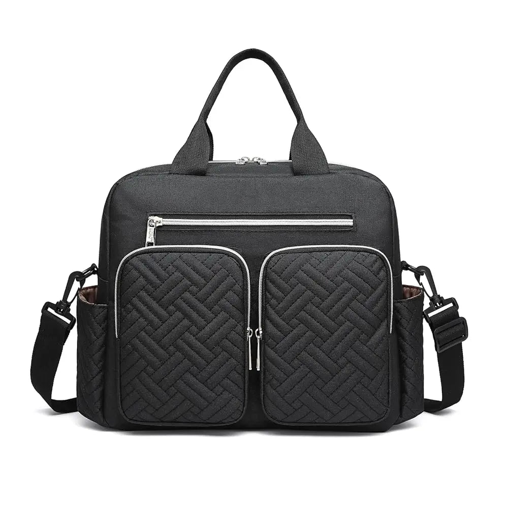 Sac à Lange à Bandoulière Sac à Langer Compact – Signature Care™ - Léger, Déperlant & Ultra Organisé