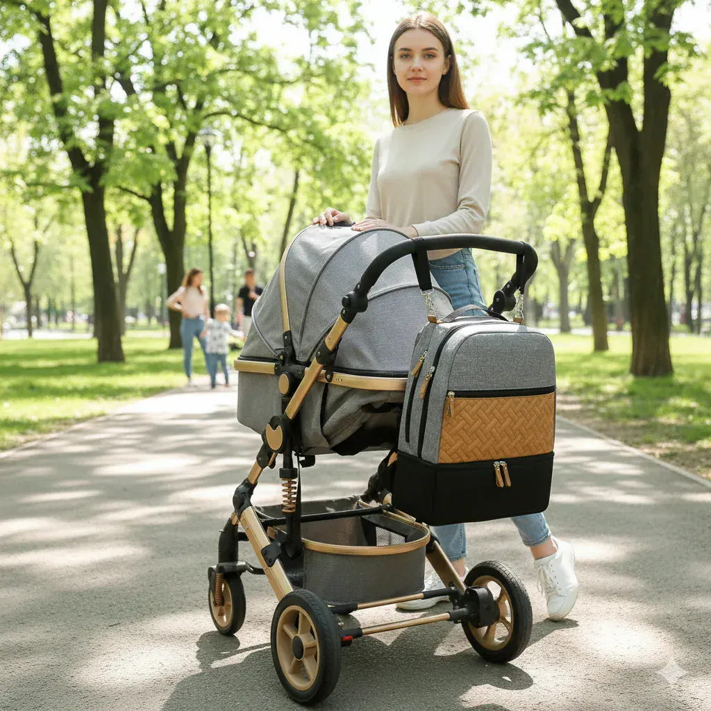 Sac à Dos à Langer Sac à Langer Compartiment – Pratique, Étanche et Grande Capacité