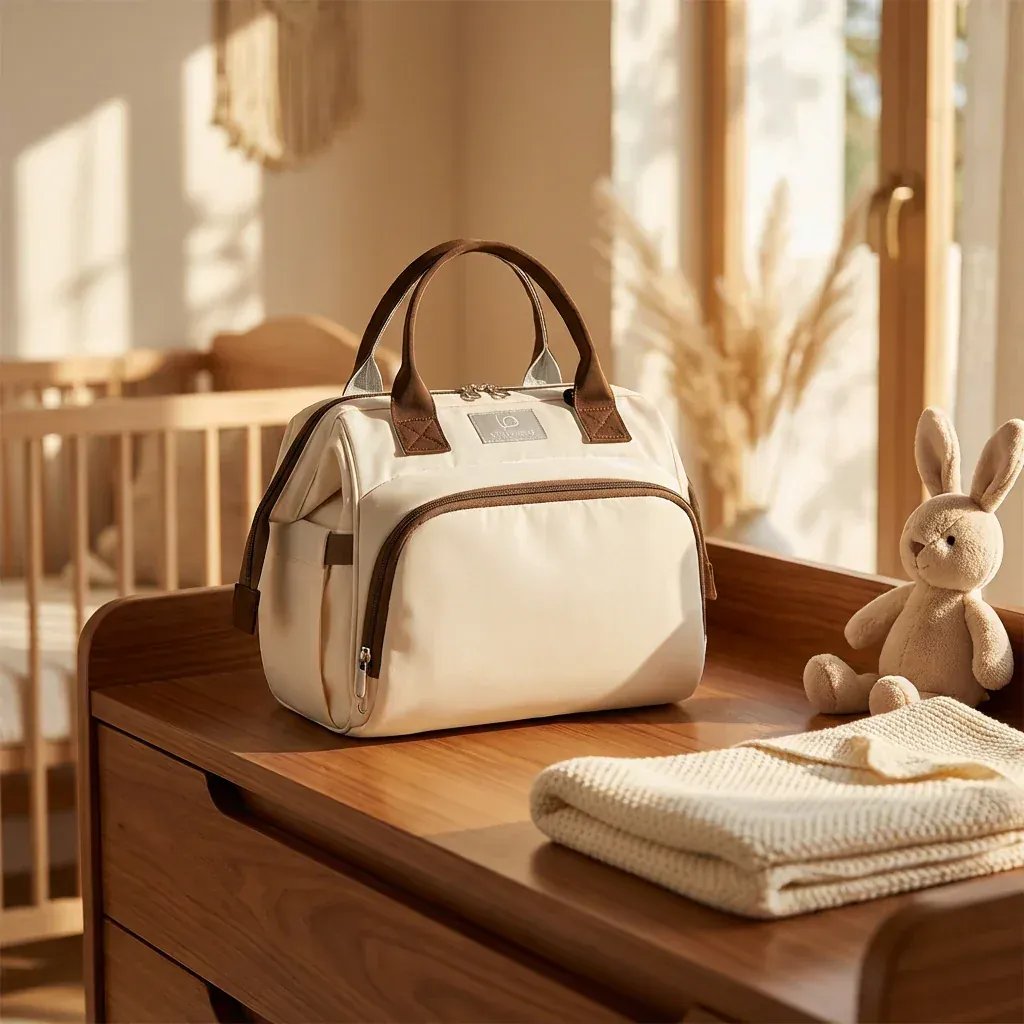 Sac à Lange à Bandoulière Sac à Langer Élégant – Le parfait équilibre entre style et fonctionnalité