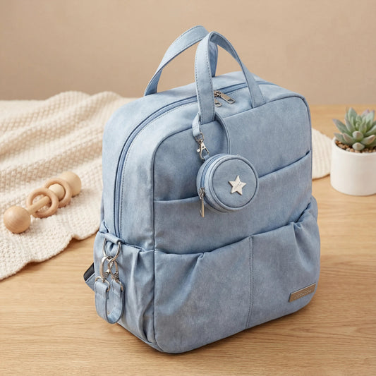 Sac à Dos à Langer Sac à Langer Cuir PU – Élégant, Imperméable et Ultra-Organisé