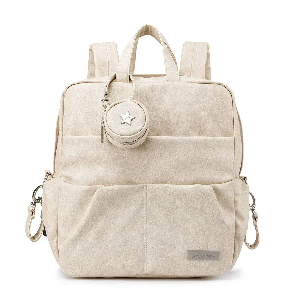 Sac à Dos à Langer Sac à Langer Cuir PU – Élégant, Imperméable et Ultra-Organisé