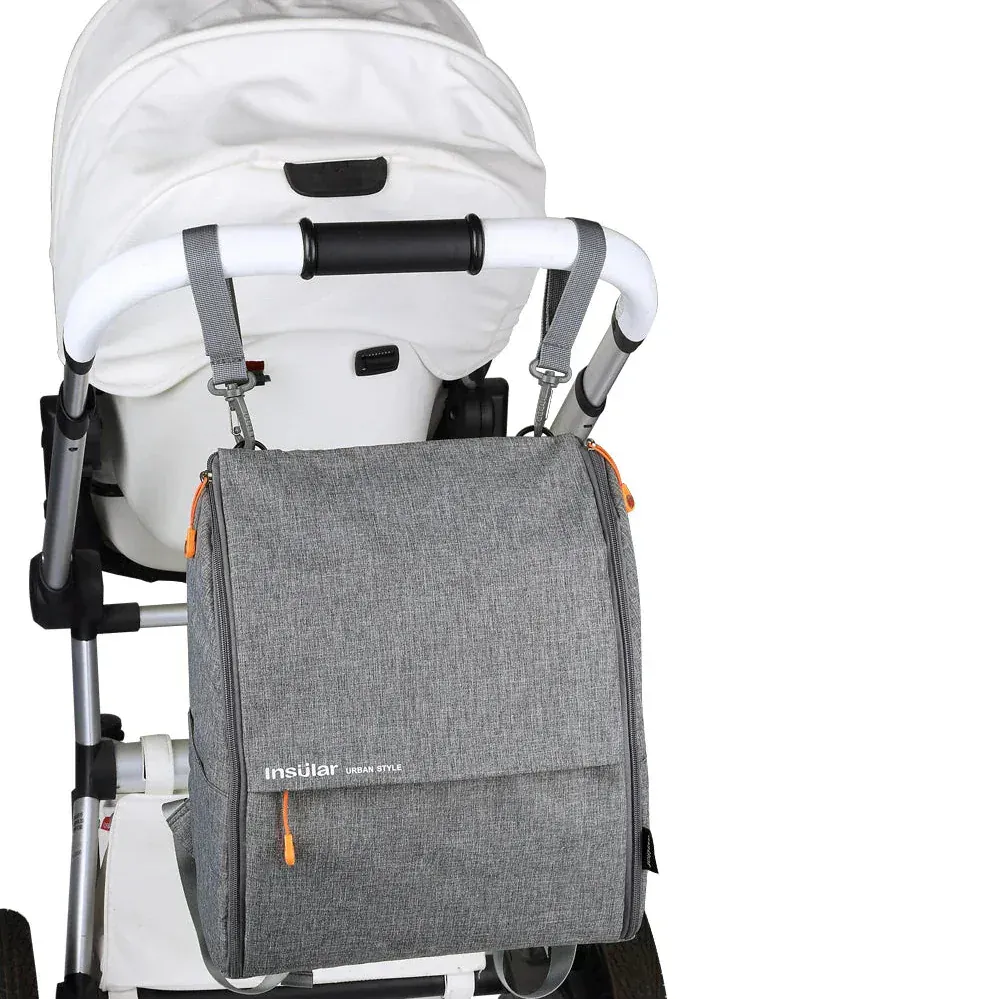 Sac à Dos à Langer Sac à Langer Ergonomique Léger avec Ouverture Large et Grand Volume