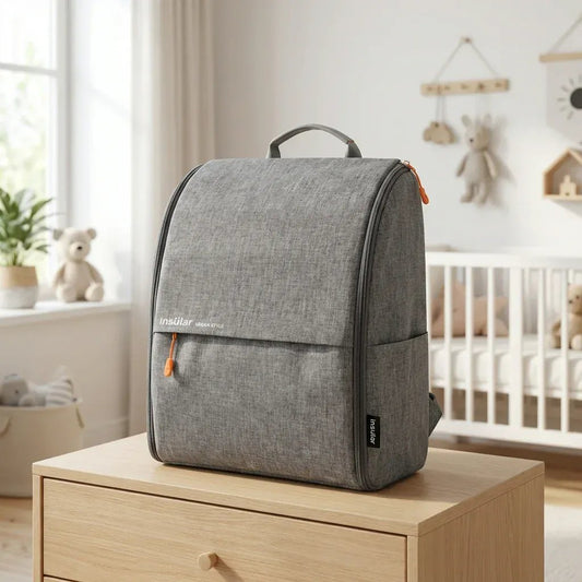 Sac à Dos à Langer Sac à Langer Ergonomique Léger avec Ouverture Large et Grand Volume