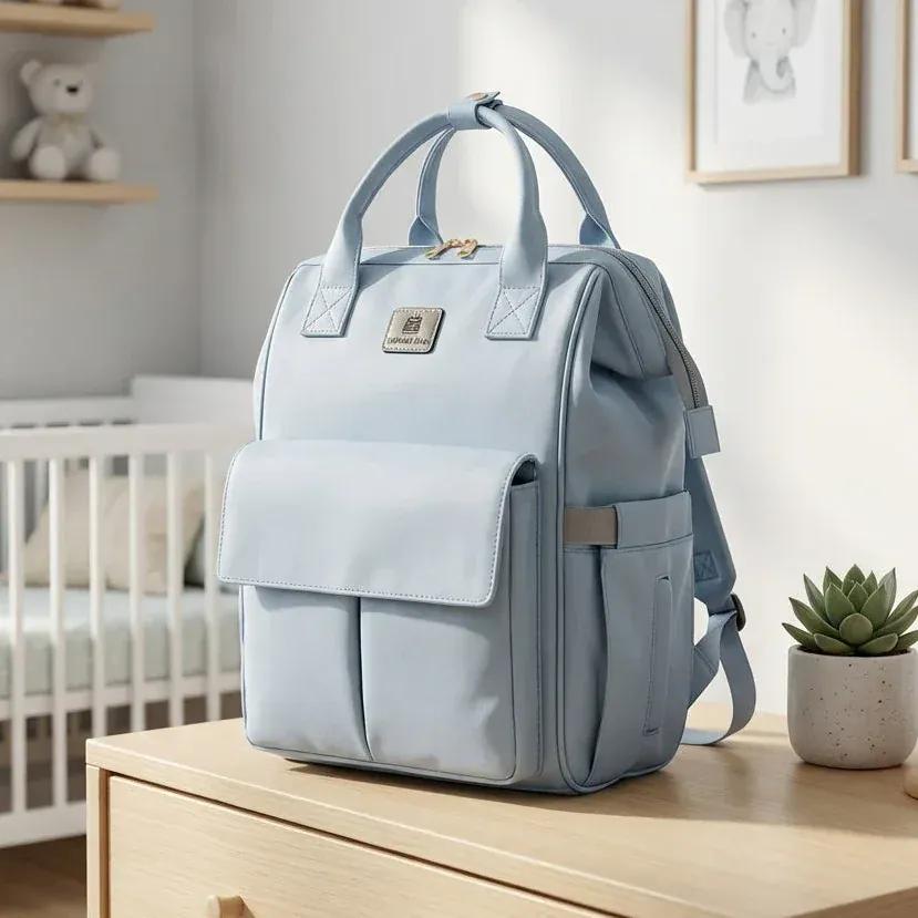 Sac à Dos à Langer Sac à Langer Ergonomique Dos – Imperméable, Léger et Grande Capacité