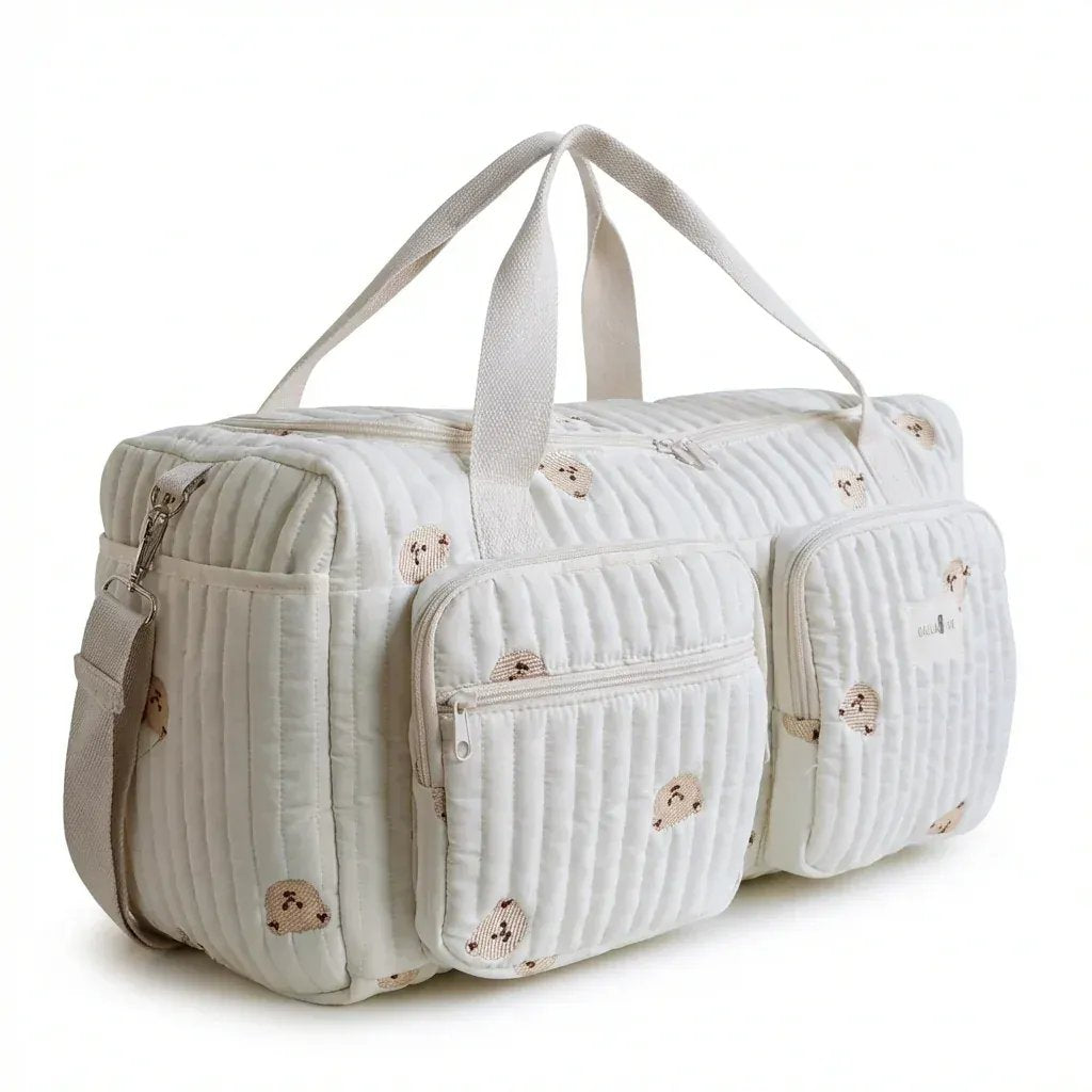 Sac à Lange à Bandoulière Sac à Langer Fourre-Tout – Sac Bébé Grande Capacité, Spacieux et Pratique