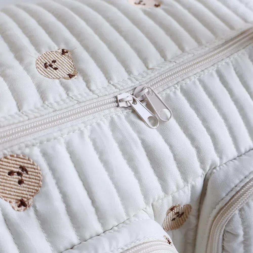 Sac à Lange à Bandoulière Sac à Langer Fourre-Tout – Sac Bébé Grande Capacité, Spacieux et Pratique