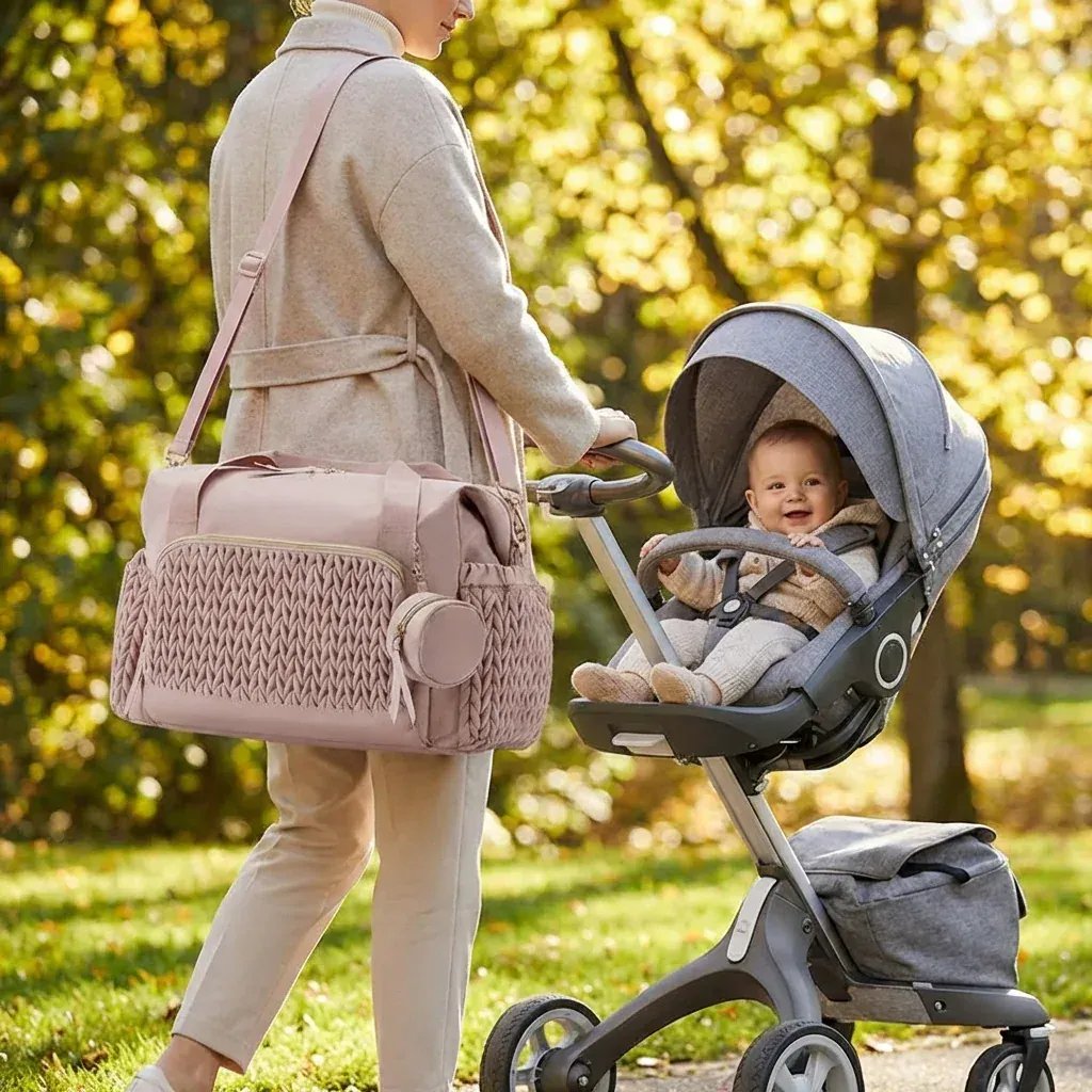 Sac à Lange à Bandoulière Sac à Langer Grande Capacité 29L Waterproof