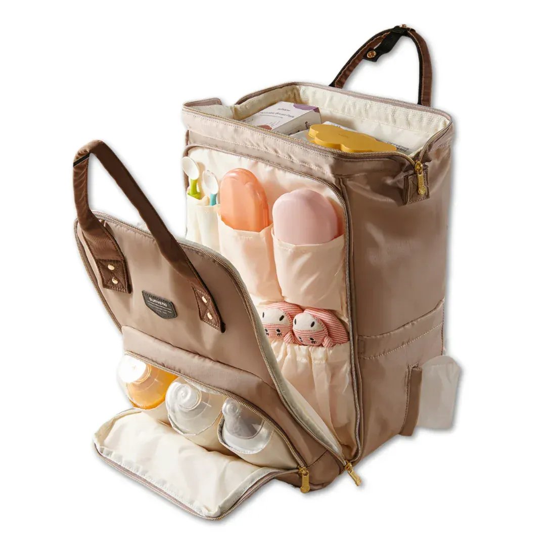 Sac à Dos à Langer Sac à Langer Grande Ouverture – Grande Capacité, Waterproof, Multifonction