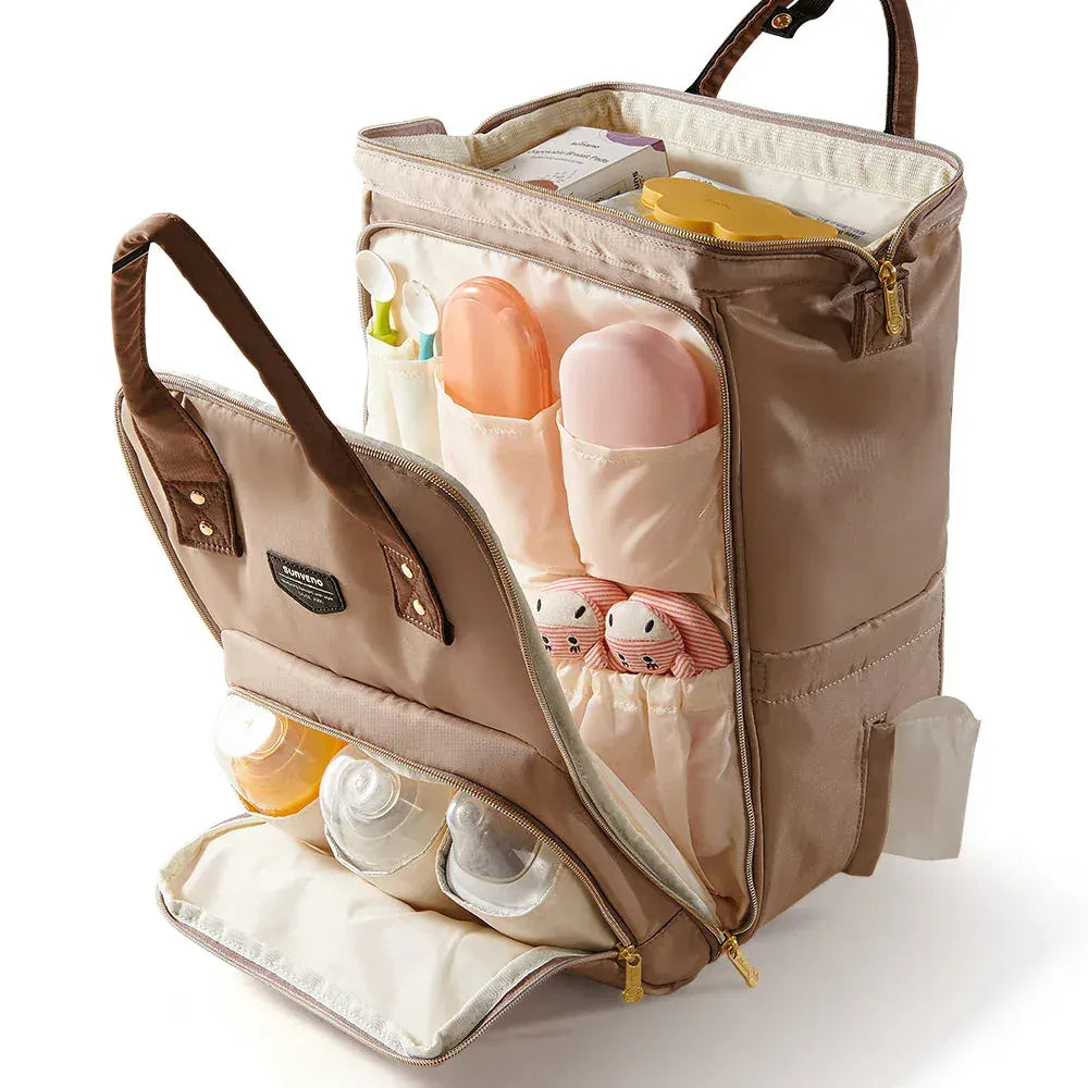 Sac à Dos à Langer Sac à Langer Grande Ouverture – Grande Capacité, Waterproof, Multifonction