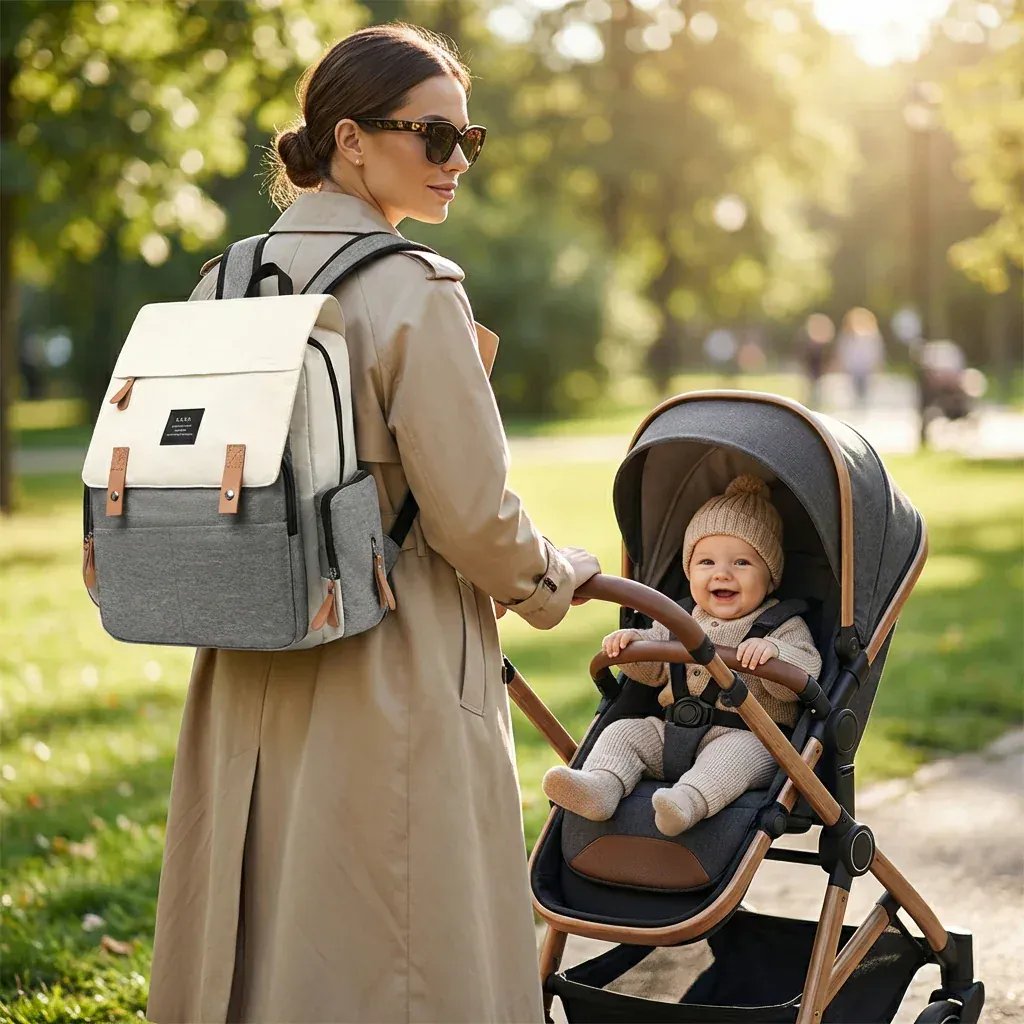 Sac à Dos à Langer Sac à Langer Imperméable – Organisation Premium pour Parents Actifs