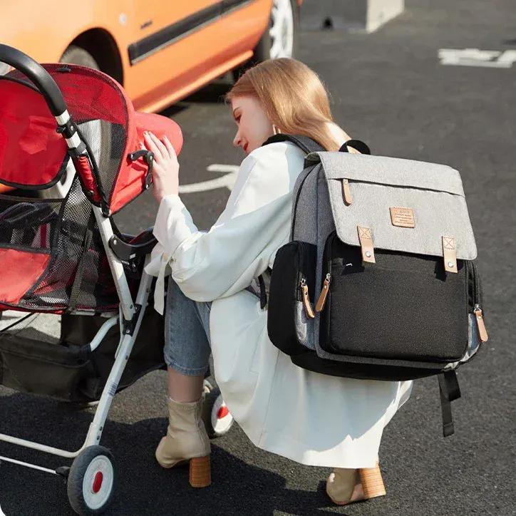 Sac à Dos à Langer Sac à Langer Imperméable – Organisation Premium pour Parents Actifs