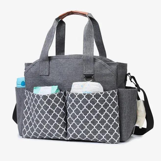 Sac à Lange à Bandoulière Sac à Langer Jumeaux Grand Format – Organisation Intelligente & Confort au Quotidien