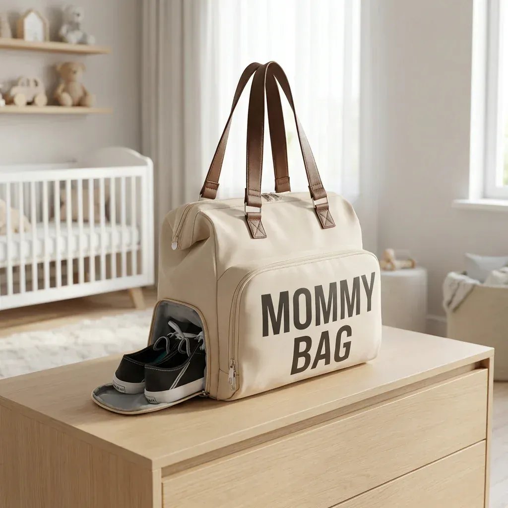 Sac à Lange à Bandoulière Sac à Langer Mommy Bag Grande Capacité – Pratique, Tendance et Multifonction