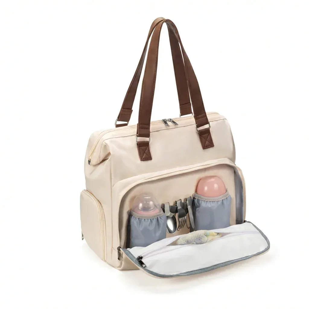 Sac à Lange à Bandoulière Sac à Langer Mommy Bag Grande Capacité – Pratique, Tendance et Multifonction