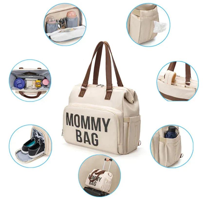Sac à Lange à Bandoulière Sac à Langer Mommy Bag Grande Capacité – Pratique, Tendance et Multifonction
