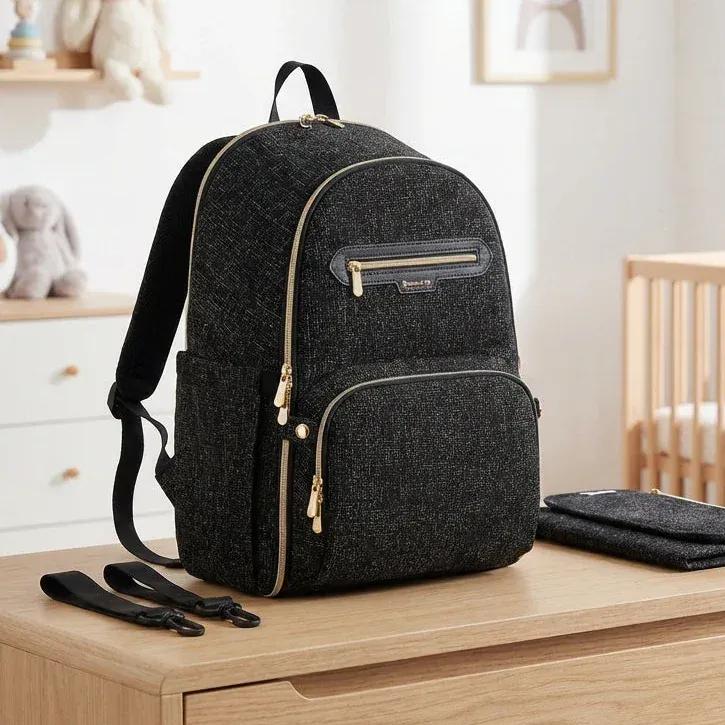 Sac à Dos à Langer Sac à Langer Luxe Multifonction – Élégant, Spacieux et Ultra Pratique
