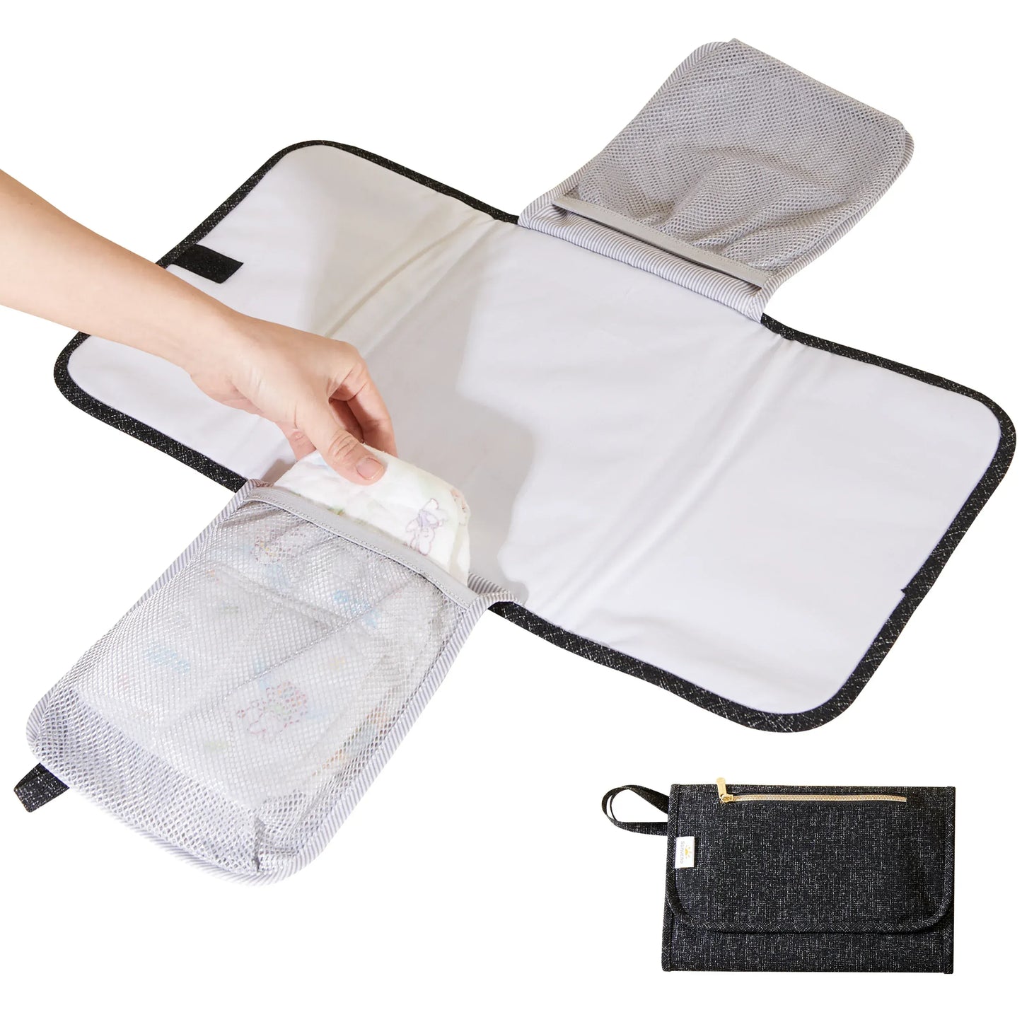 Sac à Dos à Langer Sac à Langer Luxe Multifonction – Élégant, Spacieux et Ultra Pratique