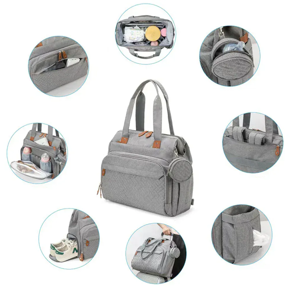 Sac à Dos à Langer Sac à Langer Multipoche Grande Capacité Waterproof