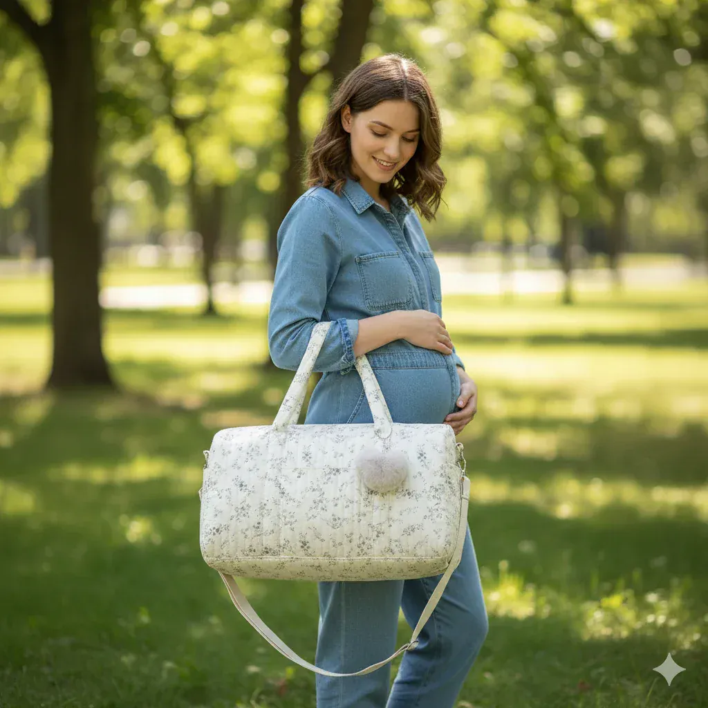 Sac à Lange à Bandoulière Sac à Langer Naissance – Grande Capacité, Pratique et Multifonction