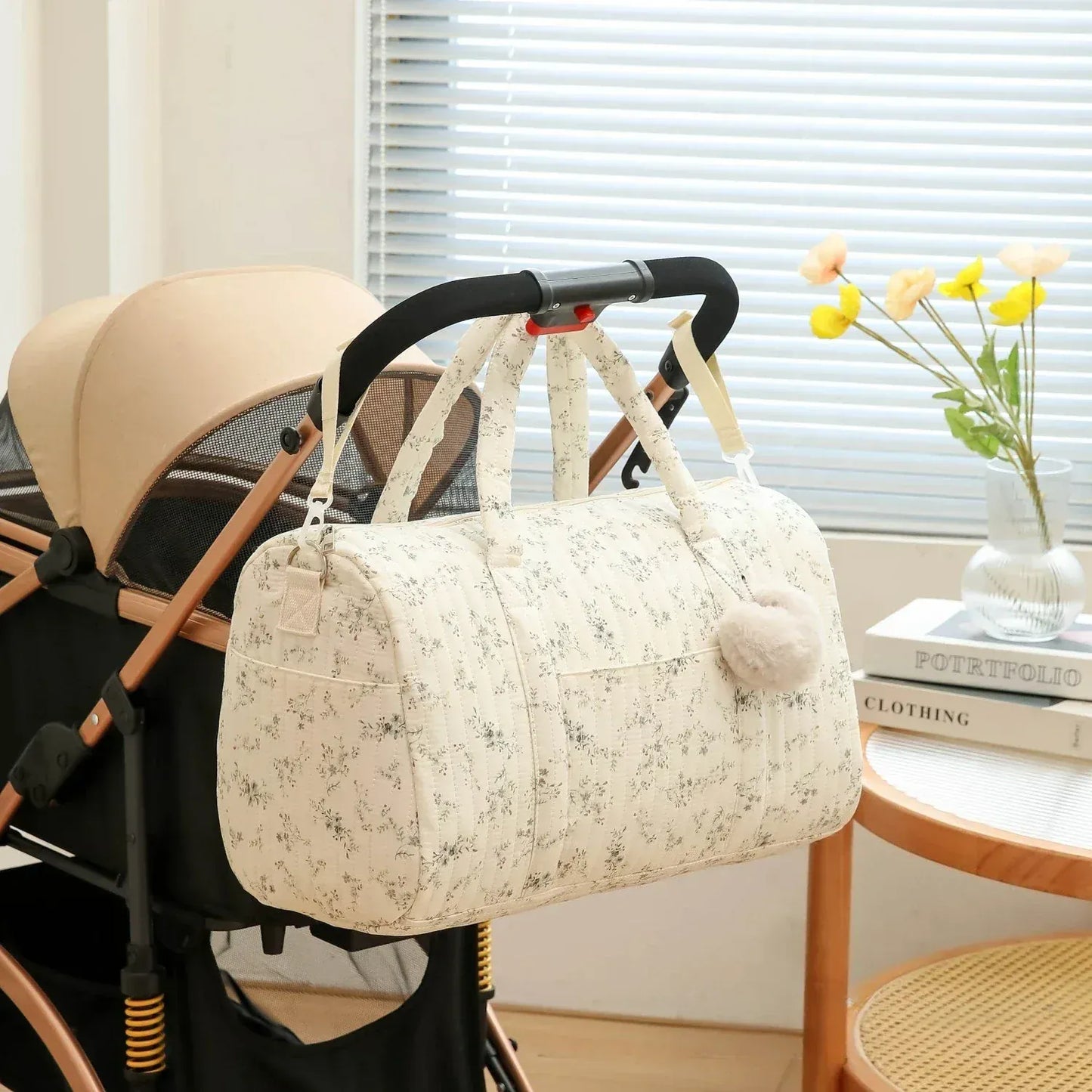 Sac à Lange à Bandoulière Sac à Langer Naissance – Grande Capacité, Pratique et Multifonction