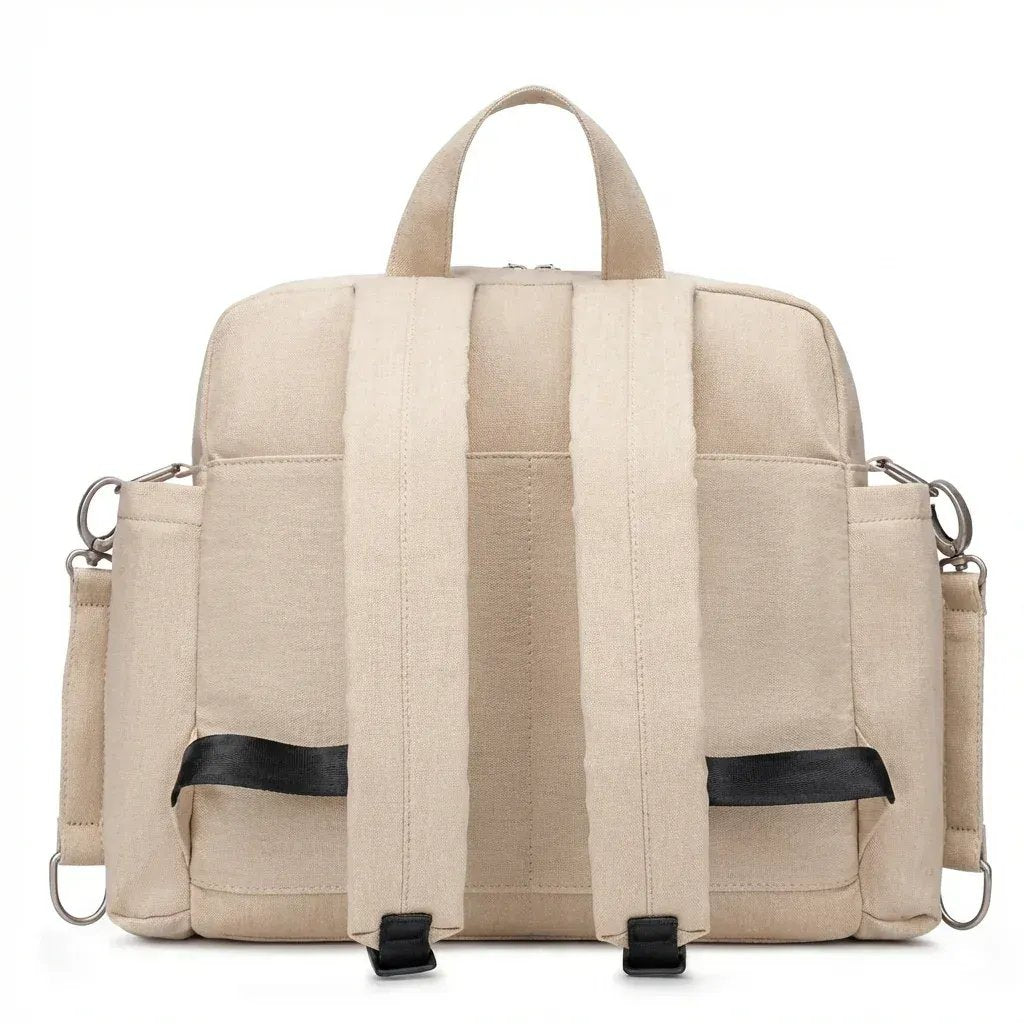 Sac à Dos à Langer Sac à Langer Nouveau-Né Compact et Multifonction avec Attache Poussette