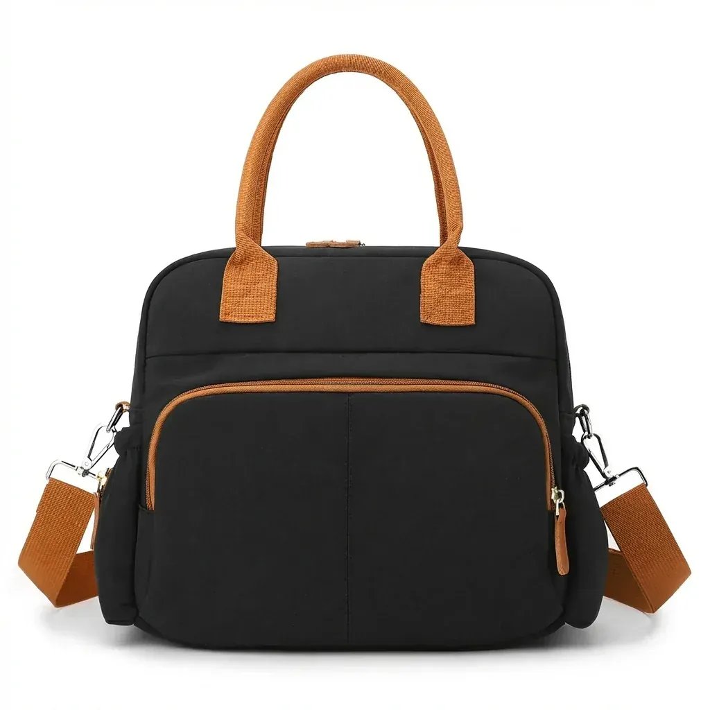 Sac à Lange à Bandoulière Sac à Langer Personnalisable avec Prénom – Pratique, Élégant et Multifonction