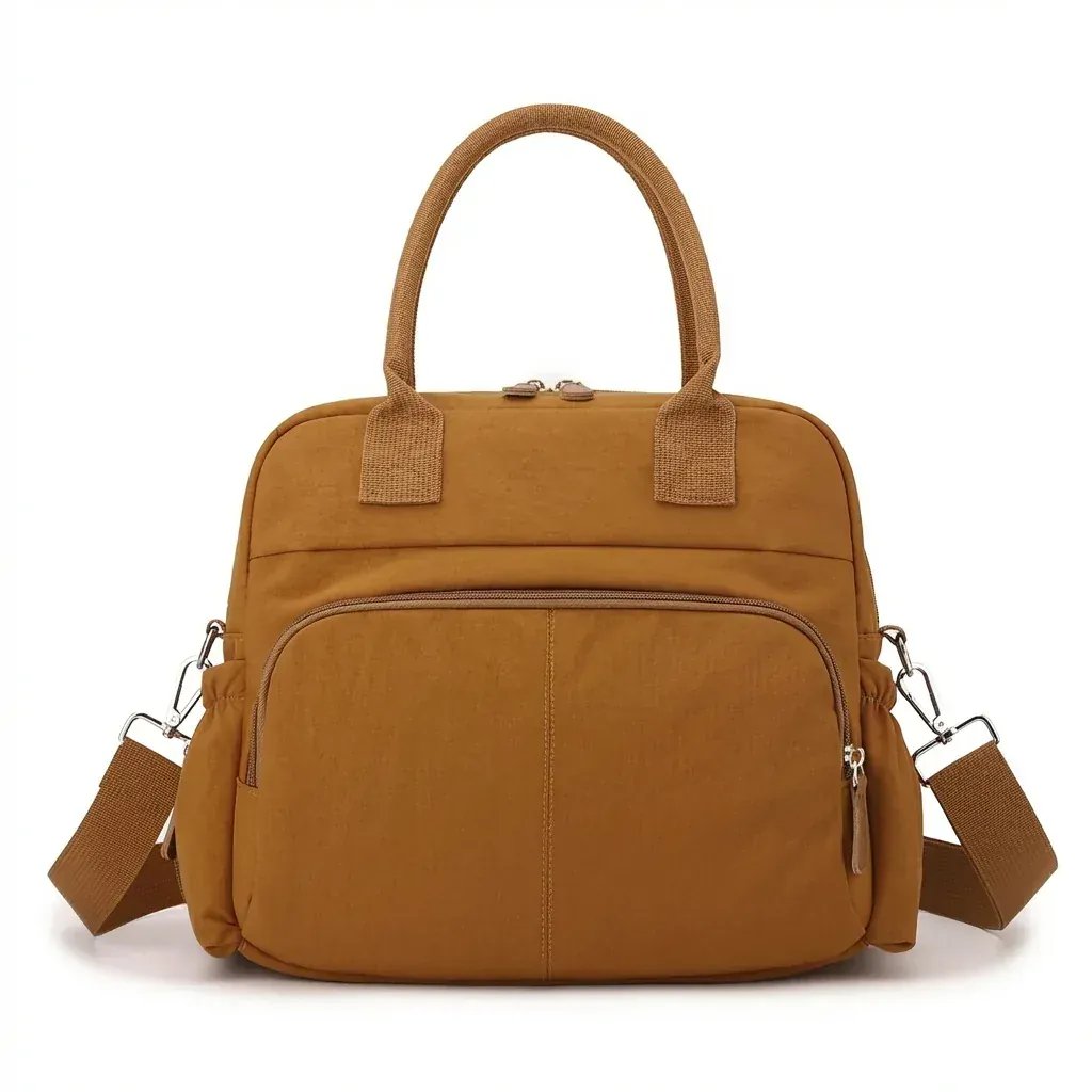 Sac à Lange à Bandoulière Sac à Langer Personnalisable avec Prénom – Pratique, Élégant et Multifonction