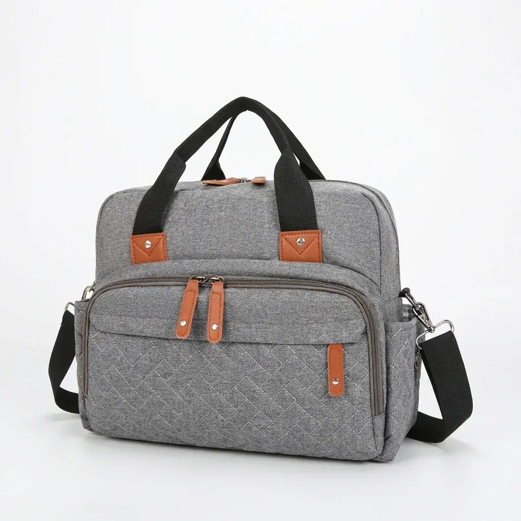 Sac à Lange à Bandoulière Sac à Langer Pratique – Compact, Léger et Organisé pour Sorties Bébé