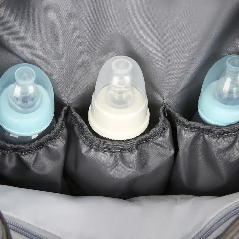Sac à Lange à Bandoulière Sac à Langer Pratique – Compact, Léger et Organisé pour Sorties Bébé