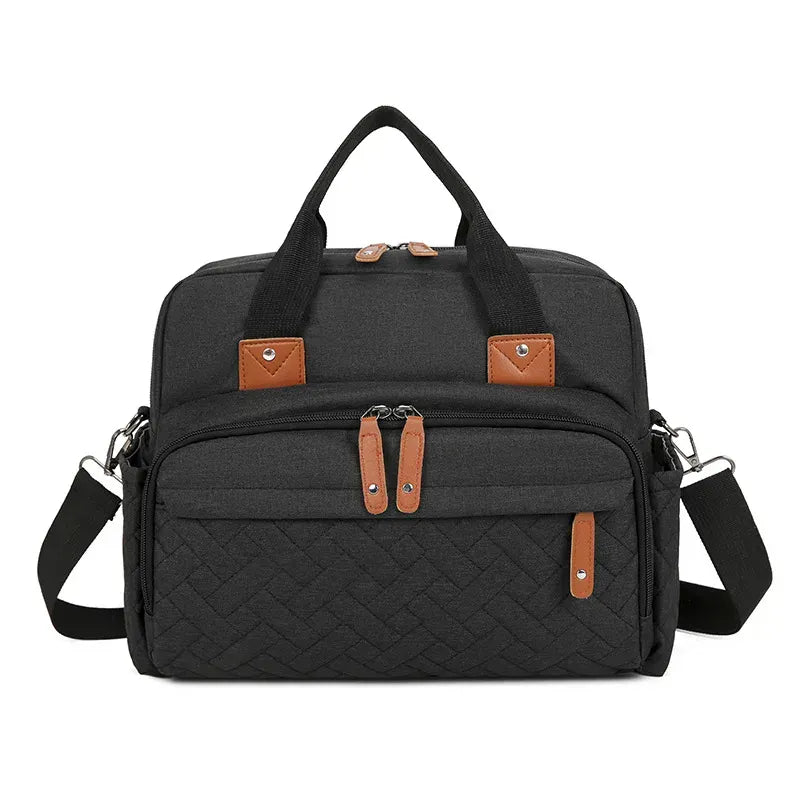 Sac à Lange à Bandoulière Sac à Langer Pratique – Compact, Léger et Organisé pour Sorties Bébé