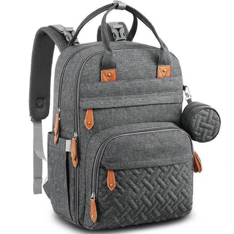 Sac à Dos à Langer Sac à Langer Premium Ergonomique avec Grand Volume et Rangements Isothermes