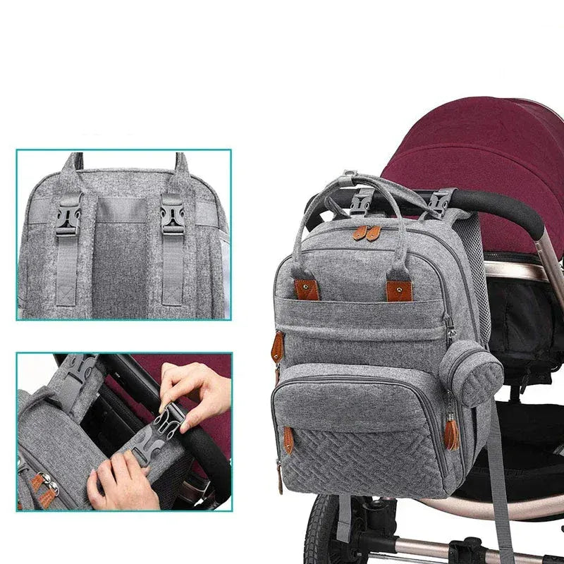 Sac à Dos à Langer Sac à Langer Premium Ergonomique avec Grand Volume et Rangements Isothermes