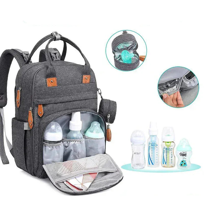 Sac à Dos à Langer Sac à Langer Premium Ergonomique avec Grand Volume et Rangements Isothermes