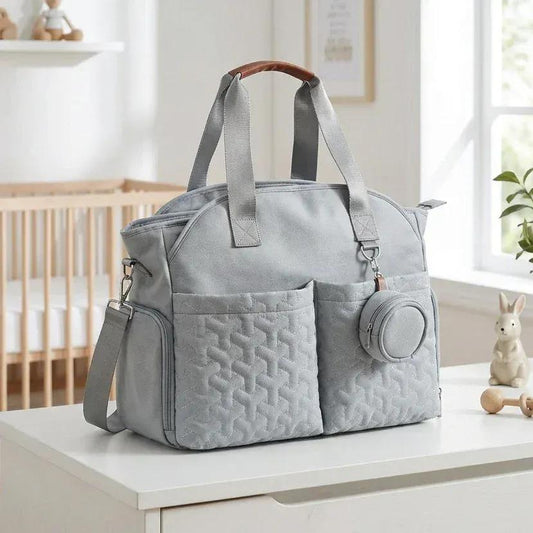 Sac à Lange à Bandoulière Sac à Langer Range Couche Grande Capacité et Ultra Organisé