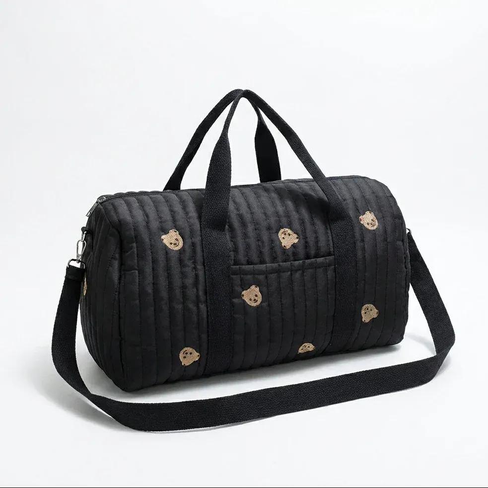 Sac à Lange à Bandoulière Sac à Langer Souple – Spacieux, Léger et Idéal pour Voyager avec Bébé